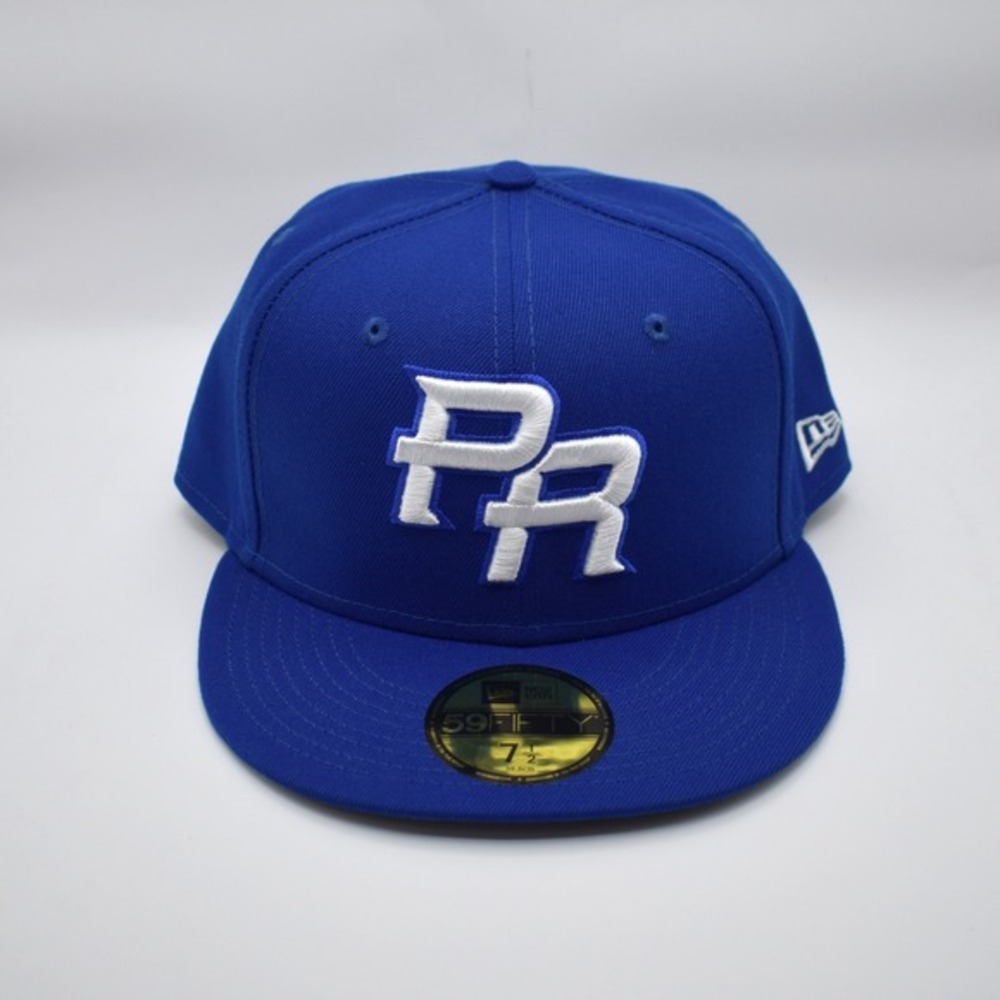 New Era 59FIFTY Puerto Rico PR WBC World Baseball Fitted‎ Hat Cap 7 1/2 Blue NWT